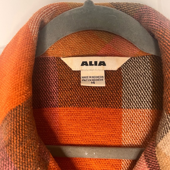 Orange Plaid Jacket - Picture 4 of 9